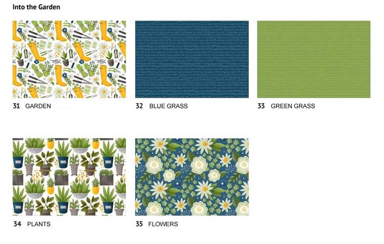 Into the Garden - Patchwork Fabric Collection